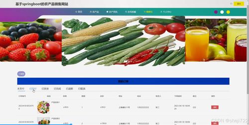 java計算機畢業(yè)設計的農產品銷售網(wǎng)站 開題報告 源碼 論文